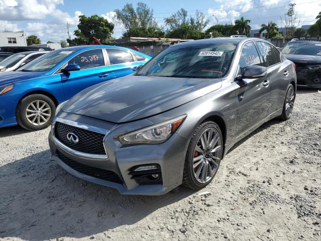 JN1FV7AP6HM851016 - 2017 INFINITI Q50 RED SP GRAY photo 2