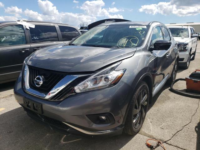 5N1AZ2MH6HN139467 - 2017 NISSAN MURANO S GRAY photo 2