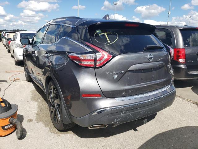 5N1AZ2MH6HN139467 - 2017 NISSAN MURANO S GRAY photo 3