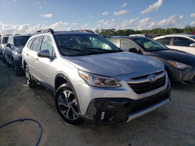 4S4BTANC0M3200921 - 2021 SUBARU OUTBACK LI GRAY photo 1