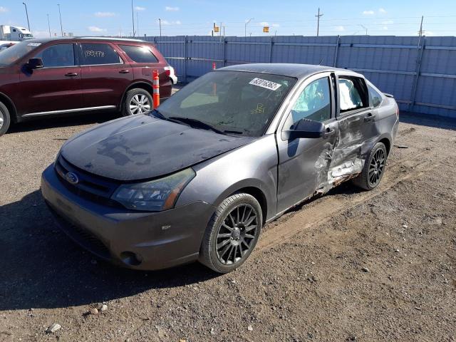 1FAHP3GN5AW142351 - 2010 FORD FOCUS SES GRAY photo 2