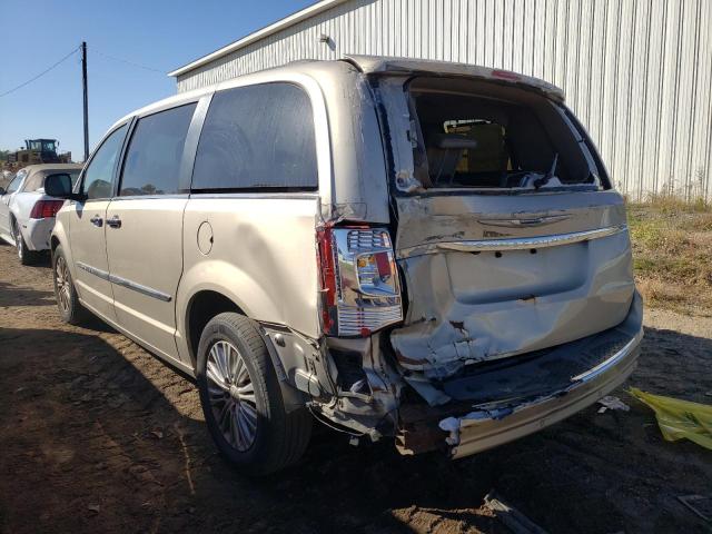 2C4RC1CG2DR542371 - 2013 CHRYSLER TOWN & COU TAN photo 3