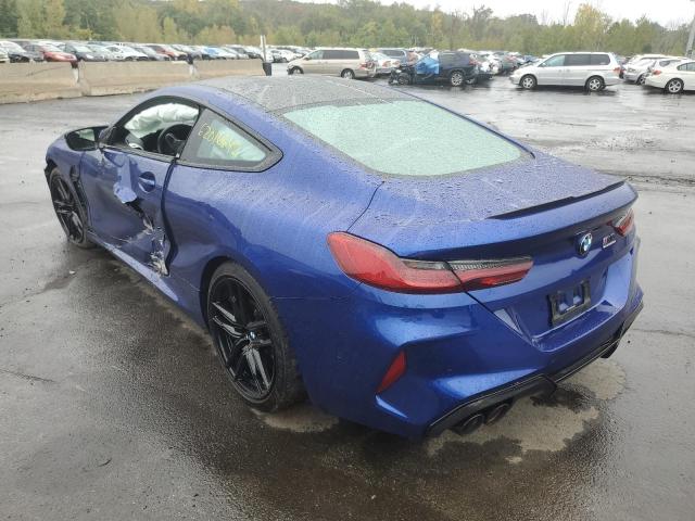 WBSAE0C00LCE09955 - 2020 BMW M8 BLUE photo 3