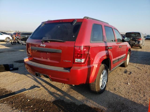 1J4GR48K85C565436 - 2005 JEEP GRAND CHER RED photo 4