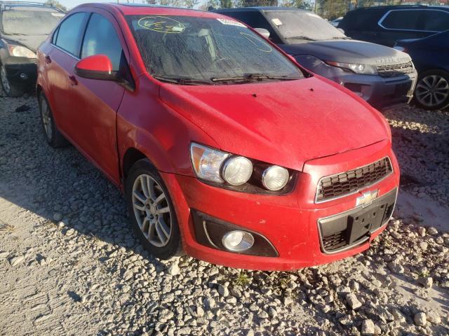 1G1JC5SH8F4207614 - 2015 CHEVROLET SONIC RED photo 1