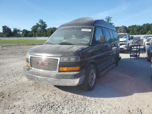 1GDFG15T741137866 - 2004 GMC SAVANA RV BLACK photo 2