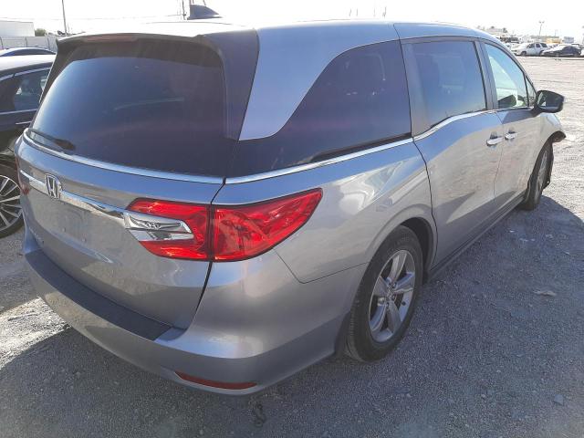 5FNRL6H70KB049741 - 2019 HONDA ODYSSEY EX SILVER photo 4