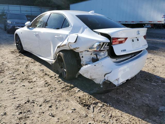 JTHCF1D21F5028879 - 2015 LEXUS IS 250 WHITE photo 3