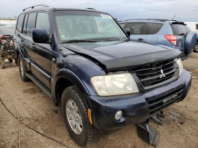 JA4MW51S14J009782 - 2004 MITSUBISHI MONTERO LI BLUE photo 1