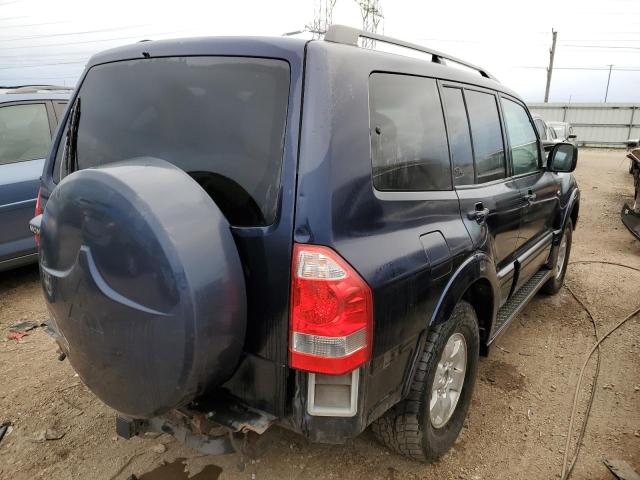 JA4MW51S14J009782 - 2004 MITSUBISHI MONTERO LI BLUE photo 4