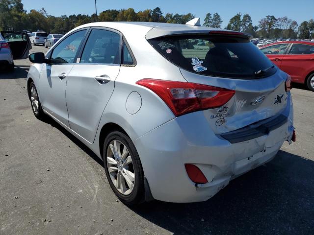 KMHD35LE1DU085275 - 2013 HYUNDAI ELANTRA GT SILVER photo 3