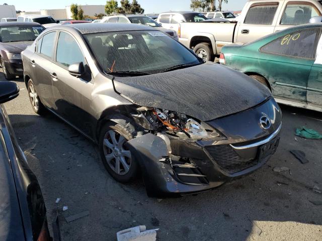 JM1BL1SF6A1222075 - 2010 MAZDA 3 I GRAY photo 1