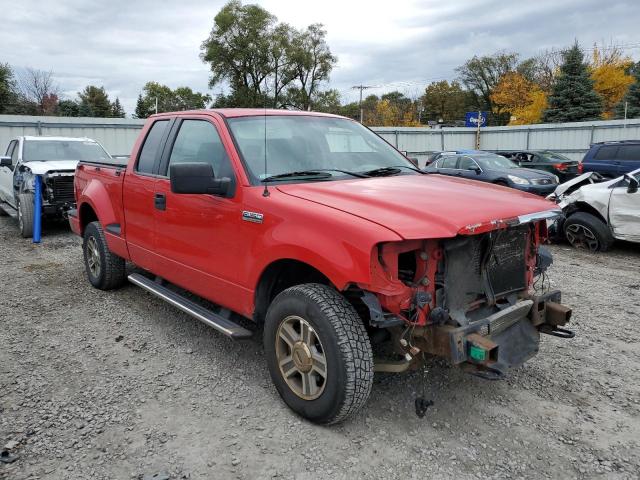 1FTPX04577KC58837 - 2007 FORD F150 RED photo 1