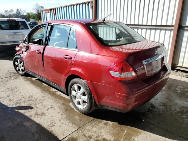 3N1BC11E07L446178 - 2007 NISSAN VERSA S RED photo 3