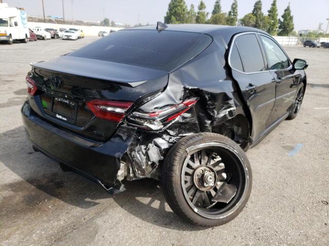 4T1K61AK8NU008937 - 2022 TOYOTA CAMRY XSE BLACK photo 4