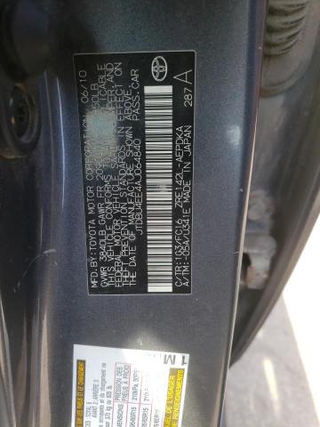 JTDBU4EE4AJ064840 - 2010 TOYOTA COROLLA BASE  照片 13