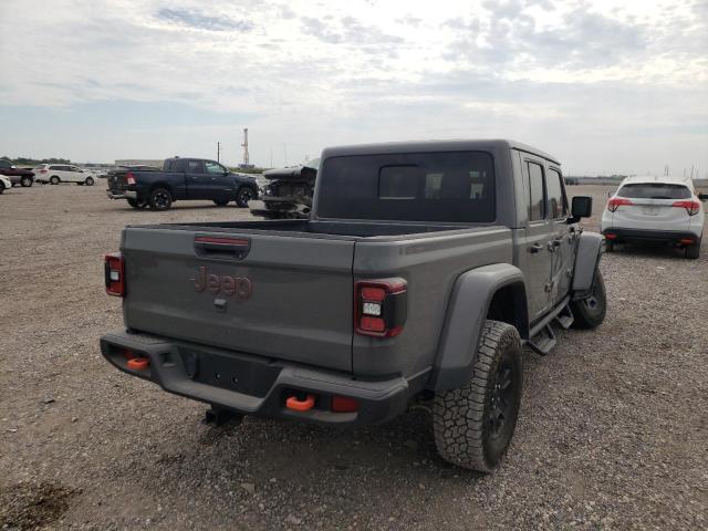 1C6JJTEG2ML534184 - 2021 JEEP GLADIATOR GRAY photo 4