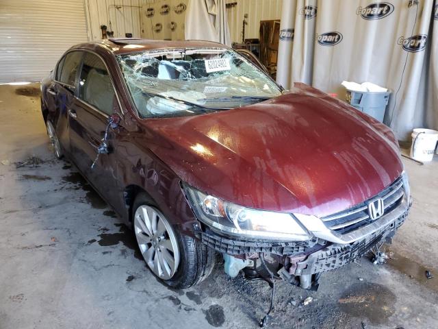 1HGCR2F8XEA267032 - 2014 HONDA ACCORD EXL BURGUNDY photo 1