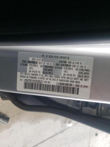 JM3KFBDY0K0506523 - 2019 MAZDA CX-5 GRAND SILVER photo 10