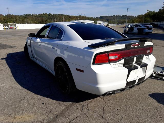 2C3CDXDT1EH242477 - 2014 DODGE CHARGER R/ WHITE photo 3