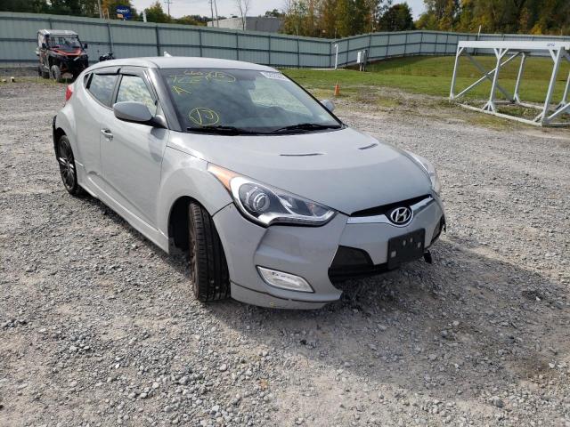 KMHTC6AD5DU129192 - 2013 HYUNDAI VELOSTER SILVER photo 1