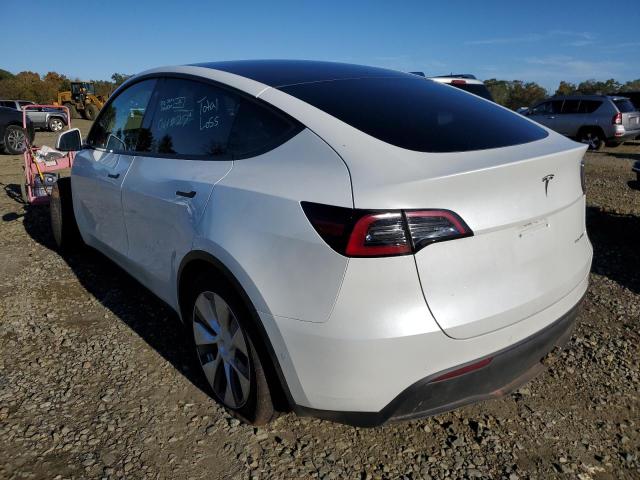 7SAYGDEE2NF315372 - 2022 TESLA MODEL Y أبيض صورة 3