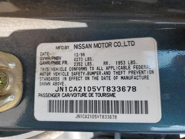 JN1CA21D5VT833678 - 1997 NISSAN MAXIMA GLE GREEN photo 10