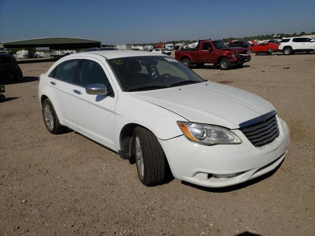 1C3CCBCG2DN569373 - 2013 CHRYSLER 200 LIMITE WHITE photo 1