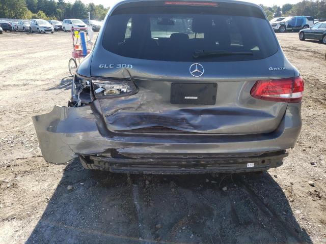 WDC0G4KB1HF132477 - 2017 MERCEDES-BENZ GLC 300 4M GRAY photo 9