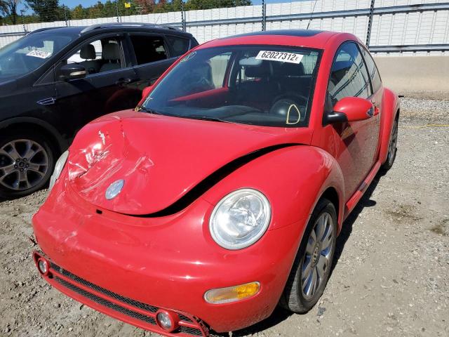 3VWCD21CX3M442935 - 2003 VOLKSWAGEN NEW BEETLE 红色 照片 2