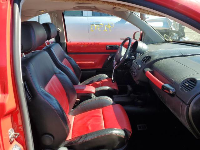 3VWCD21CX3M442935 - 2003 VOLKSWAGEN NEW BEETLE 红色 照片 5