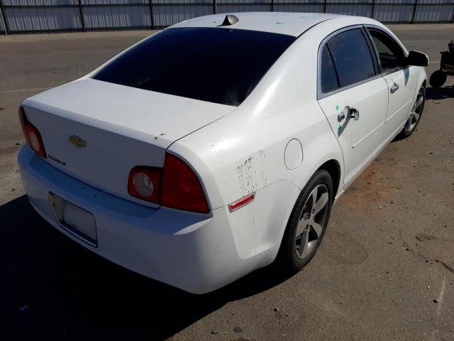 1G1ZC5E02CF292197 - 2012 CHEVROLET MALIBU 1LT Ақ фото 4
