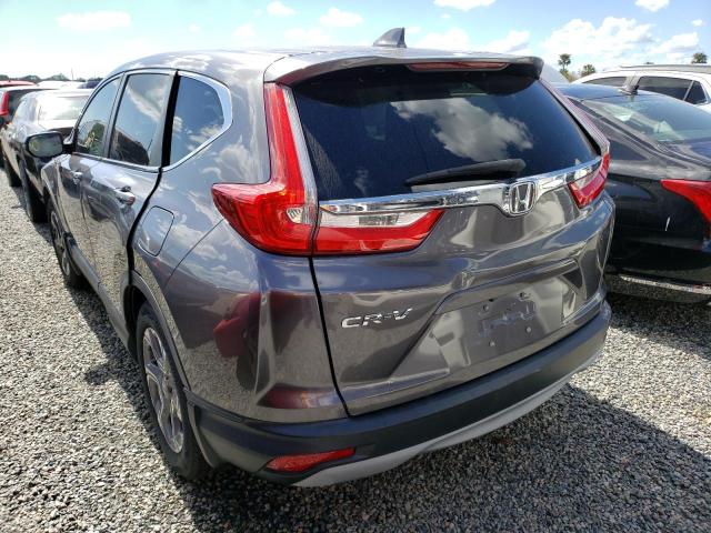 7FARW1H58HE003239 - 2017 HONDA CR-V EX GRAY photo 3