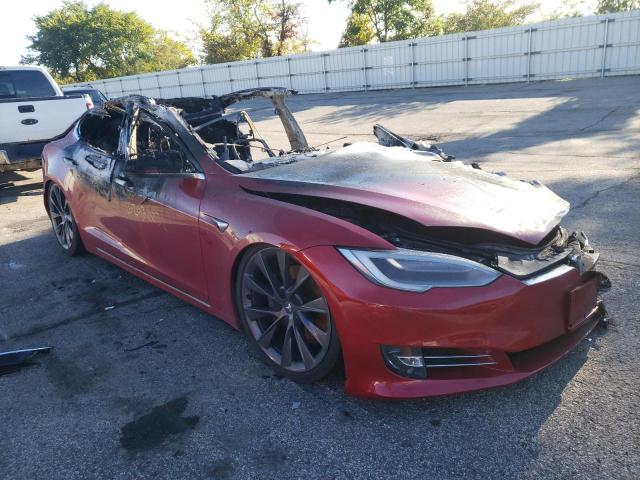 5YJSA1E25JF294973 - 2018 TESLA MODEL S Կարմիր լուսանկար 1