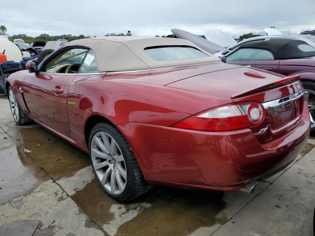 SAJWA44B085B27280 - 2008 JAGUAR XK RED photo 3