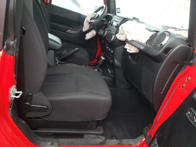 1C4AJWAG2FL694682 - 2015 JEEP WRANGLER S RED photo 5