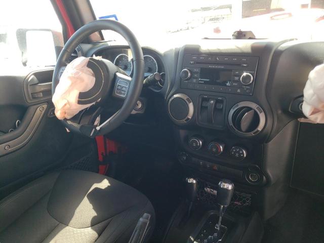 1C4AJWAG2FL694682 - 2015 JEEP WRANGLER S RED photo 9