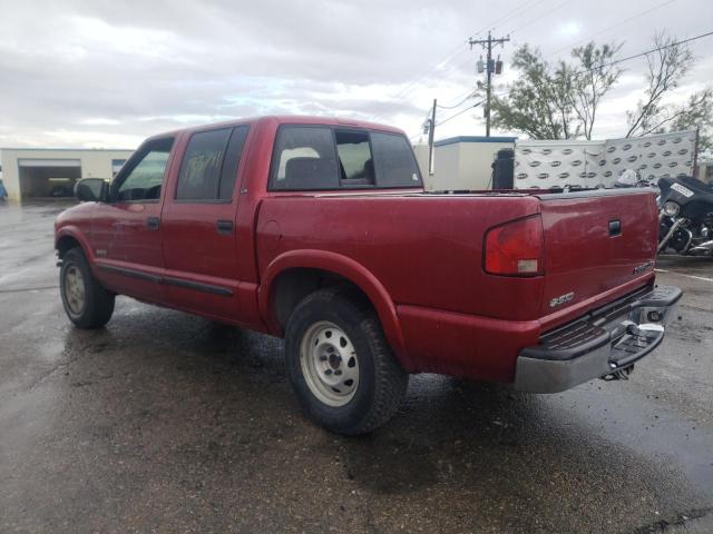 1GCDT13W31K221189 - 2001 CHEVROLET S10 RED photo 3