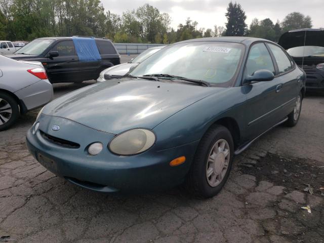 1FALP52U1VG181135 - 1997 FORD TAURUS GL GREEN photo 2