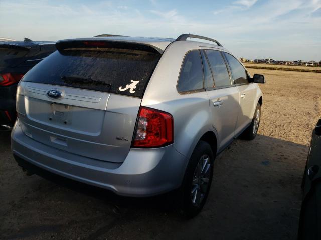 2FMDK3JC2DBC44738 - 2013 FORD EDGE SEL SILVER photo 4