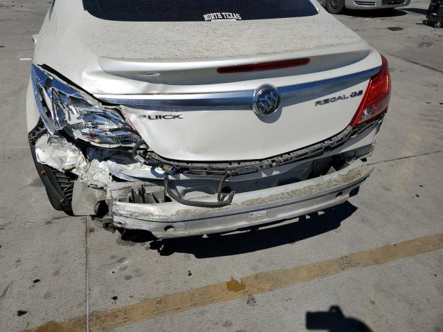 2G4GV5GV7C9155620 - 2012 BUICK REGAL GS თეთრი ფოტო 9
