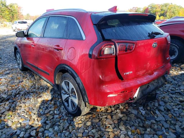 KNDCE3LC7J5118069 - 2018 KIA NIRO TOURI RED photo 3