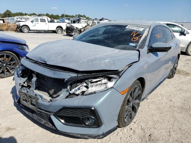 SHHFK7H91KU222209 - 2019 HONDA CIVIC SPOR GRAY photo 2