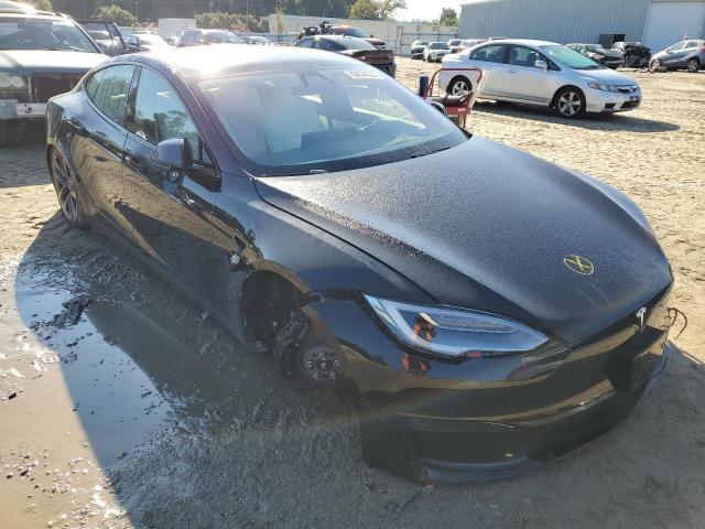 5YJSA1E67MF450776 - 2021 TESLA MODEL S Սև լուսանկար 1