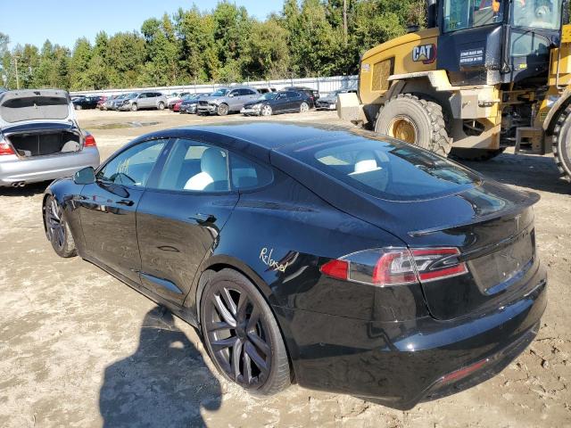 5YJSA1E67MF450776 - 2021 TESLA MODEL S Սև լուսանկար 3