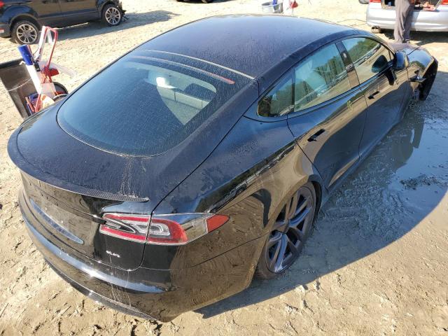 5YJSA1E67MF450776 - 2021 TESLA MODEL S Սև լուսանկար 4