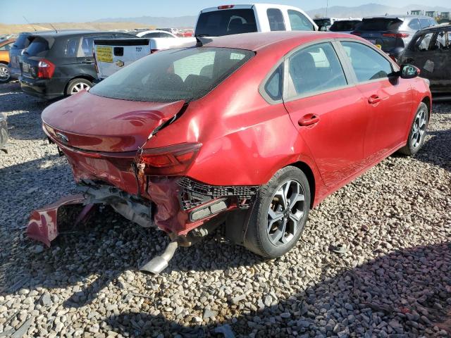 3KPF24AD9KE114697 - 2019 KIA FORTE FE RED photo 4