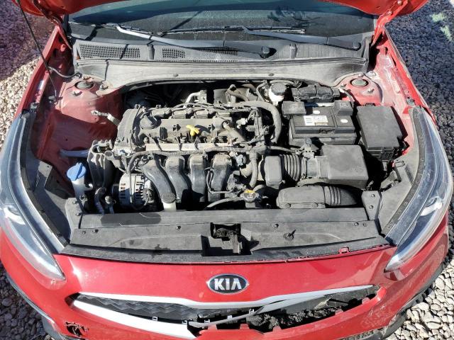 3KPF24AD9KE114697 - 2019 KIA FORTE FE RED photo 7