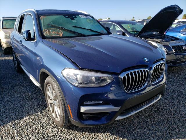 5UXTR7C57KLF26275 - 2019 BMW X3 SDRIVE3 BLUE photo 1