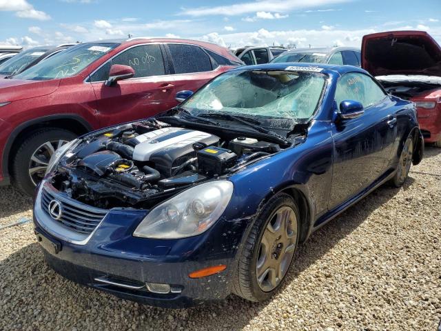 JTHFN48Y869004314 - 2006 LEXUS SC 430 BLUE photo 2